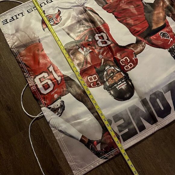 Tampa Bay Buccaneers Tailgate Man Cave Canvas  Coke Zero Large Banner 68”x34 - Picture 10 of 10